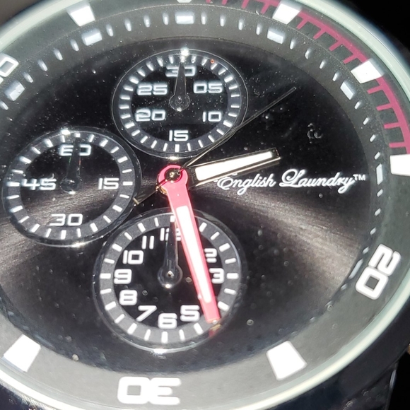 ENGLISH LAUNDRY MEN'S STAINLESS STEEL SILVER WATCH - Picture 10 of 14